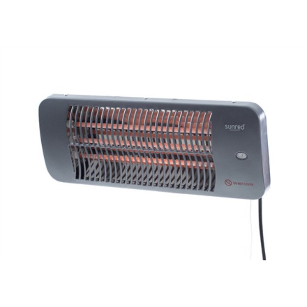 SUNRED Heater LUG-2000W, Lugo Quartz Wall  Infrared 2000 W Grey IP24