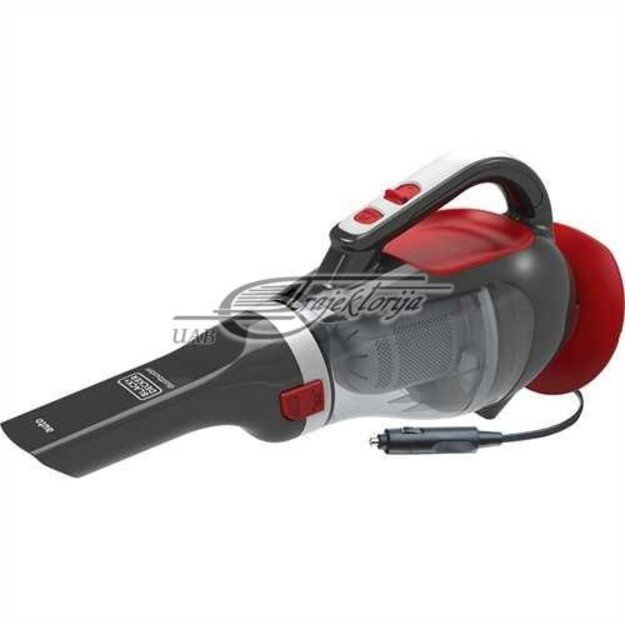 Vacuum cleaner car BLACK+DECKER ADV1200-XJ (12W, red and grey color)