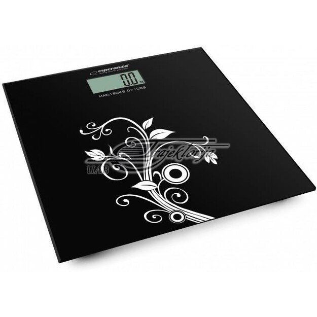 Weighing scale bathroom Esperanza Yoga EBS003 (black color)