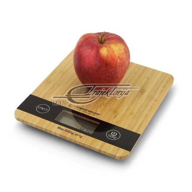 Weighing scale kitchen Esperanza Bamboo EKS005 (beige color)