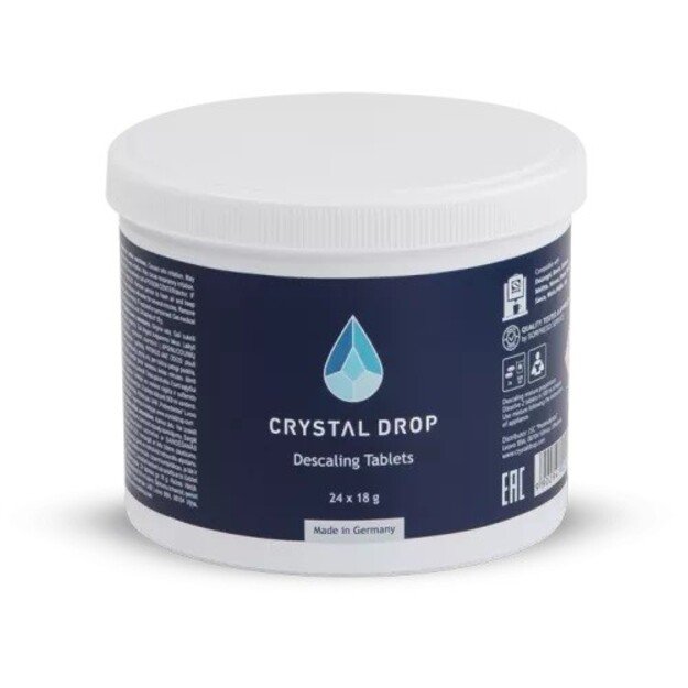 CRYSTAL DROP nukalkinimo tabletės 24 vnt