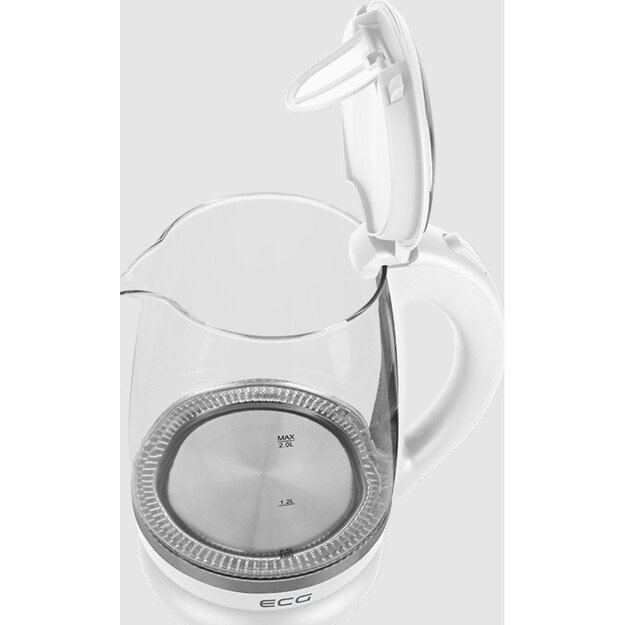Elektrinis virdulys ECG RK 2020 White Glass