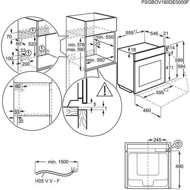 ELECTROLUX EOB8S39Z