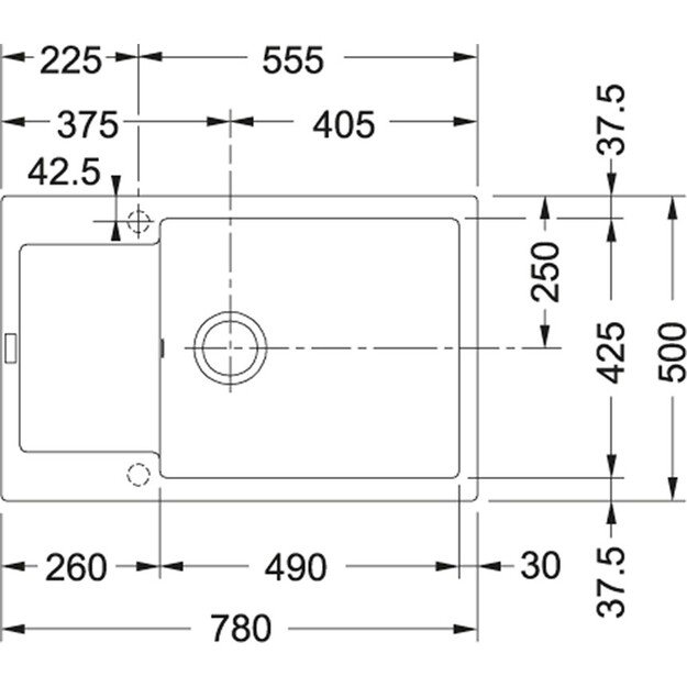 Plautuvė Franke MRG 611-78XL balta 114.0479.022